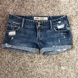 Hollister denim shorts